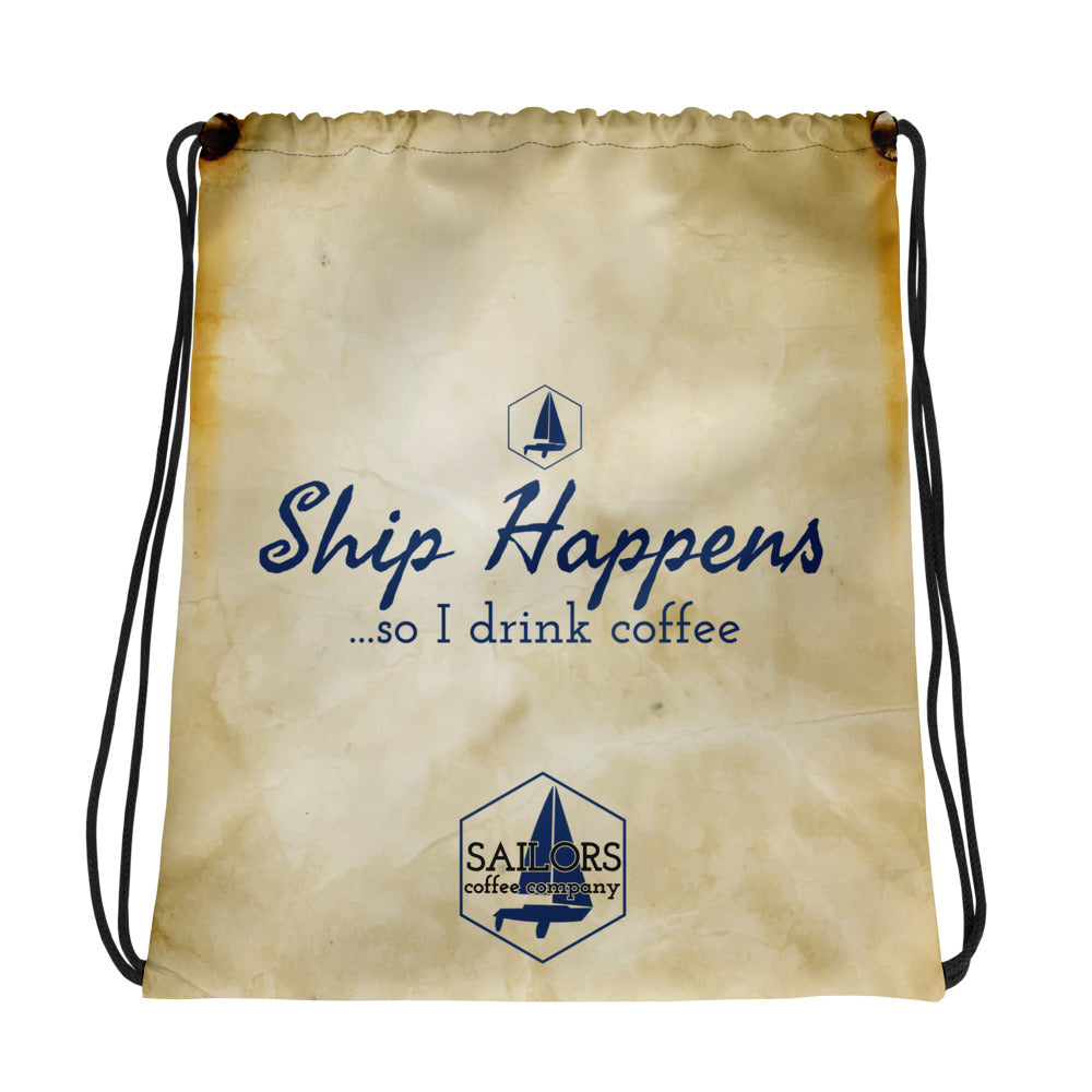 Drawstring bag (Ship Happens)