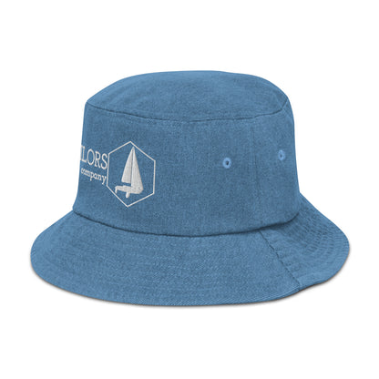 Denim bucket hat