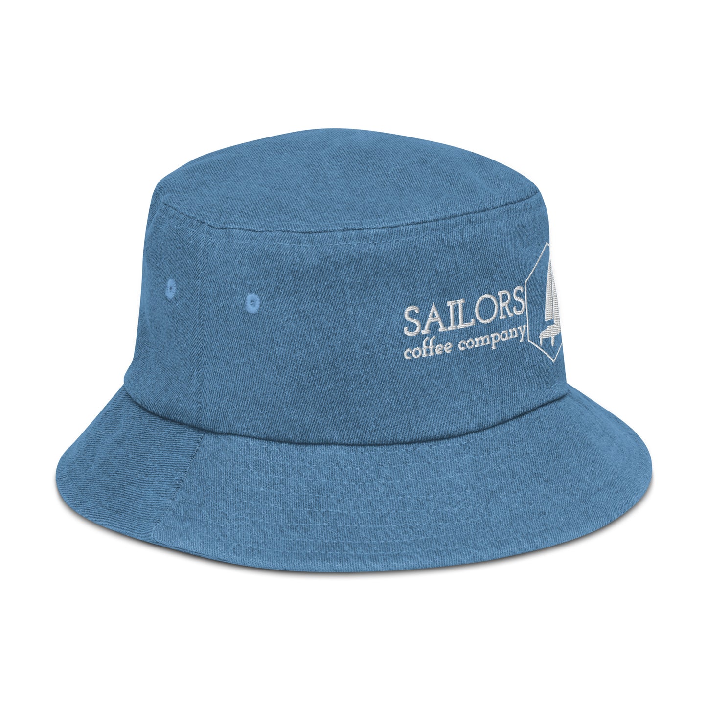 Denim bucket hat