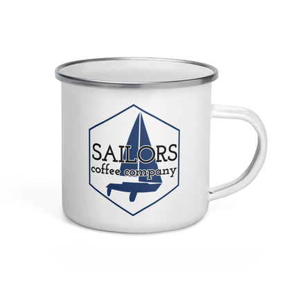 Enamel Mug (Santas Sleigh Sailboat)