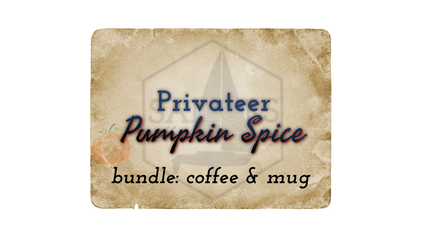 Privateer Pumpkin Spice bundle: coffee & mug