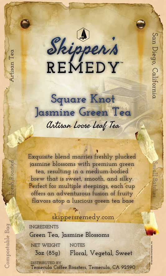 Square Knot Jasmine Green Tea