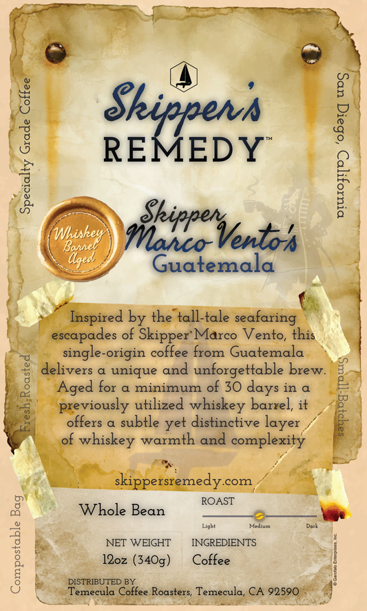 Skipper Marco Vento's Guatemala - Whiskey Barrel-Aged - Private Selection