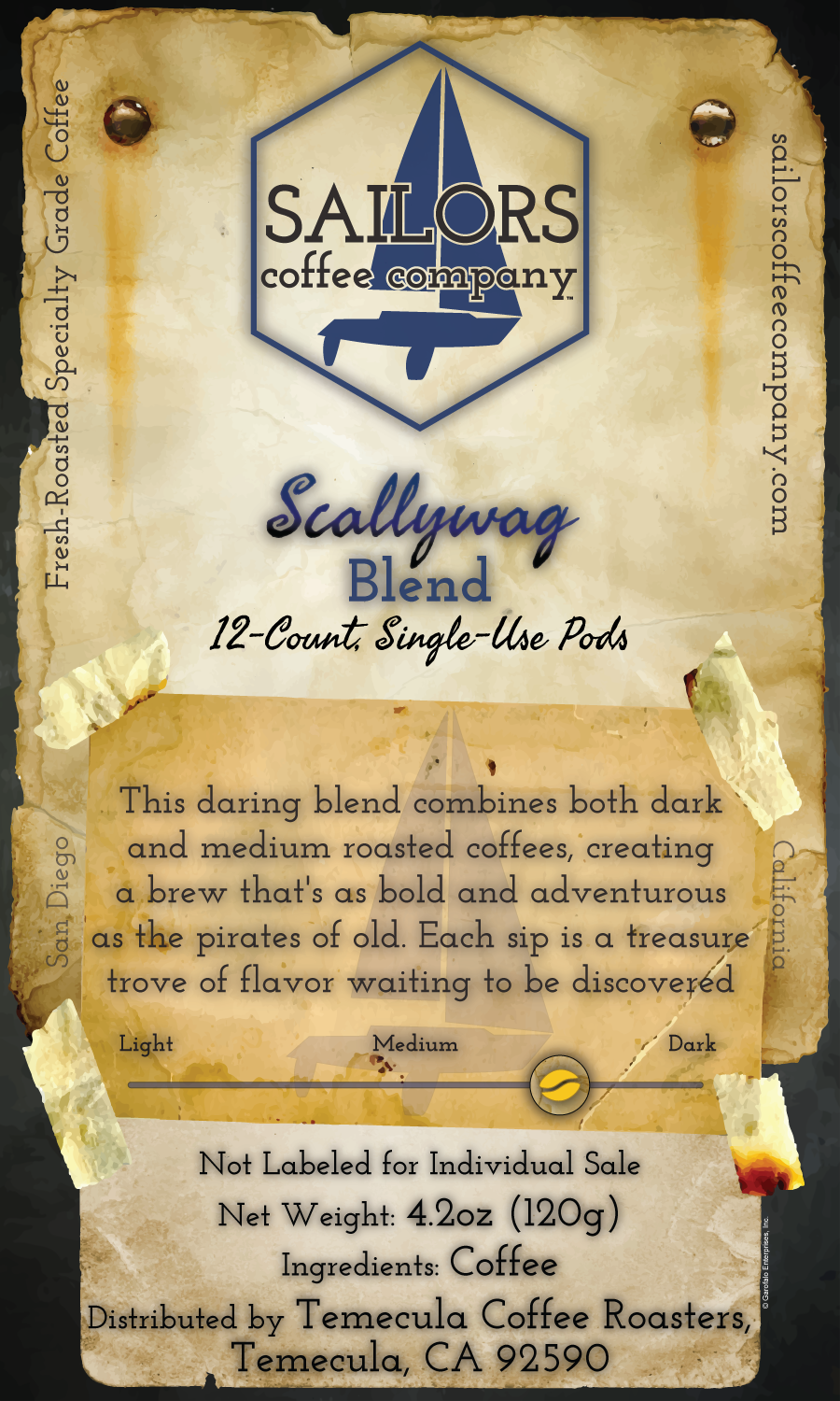 Scallywag Blend [12 Single-Use Cups]