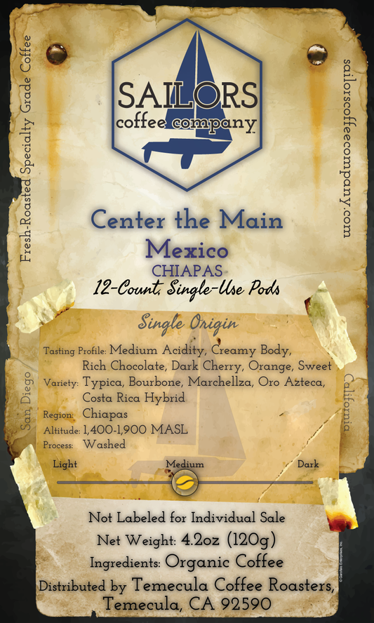 Center the Main Mexico [12 Single-Use Cups]