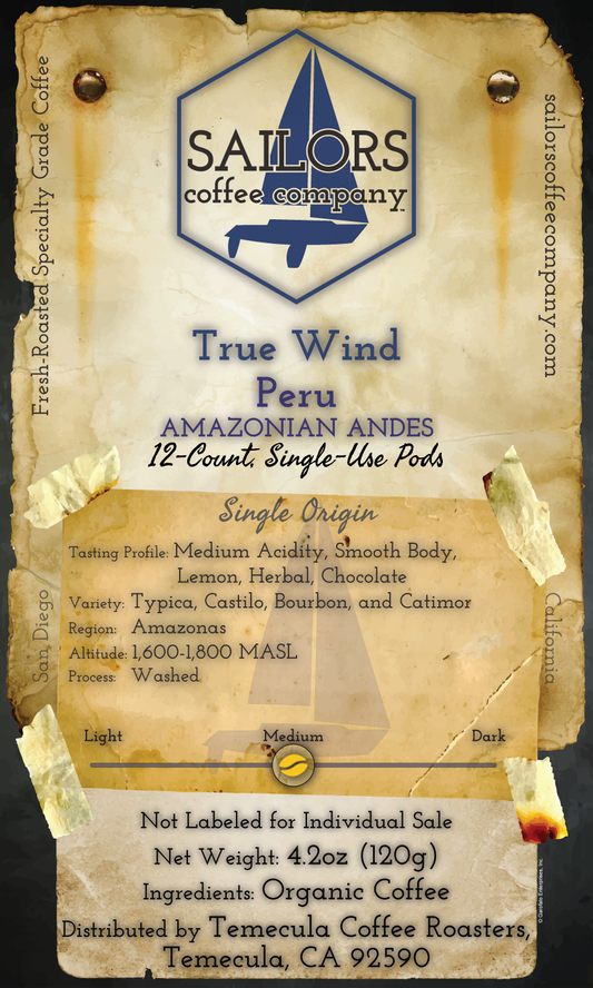 True Wind Peru [12 Single-Use Cups]