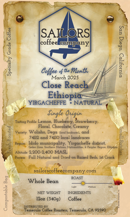 Coffee of the Month: March 2025 Close Reach Ethiopia Idido Yirgacheffe (Natural)
