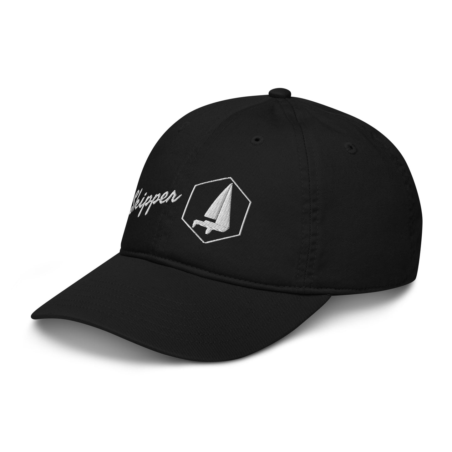 Organic dad hat (Sailors Sailboat, Skipper)