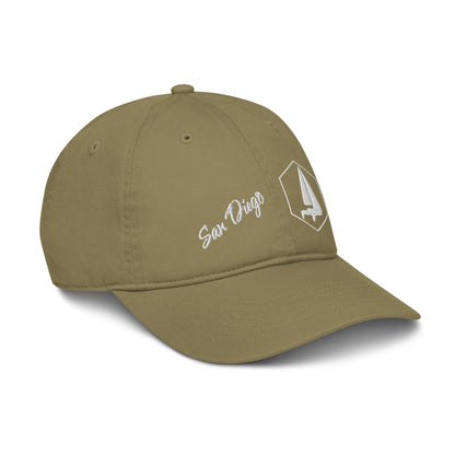 Organic dad hat (Sailors Sailboat San Diego)