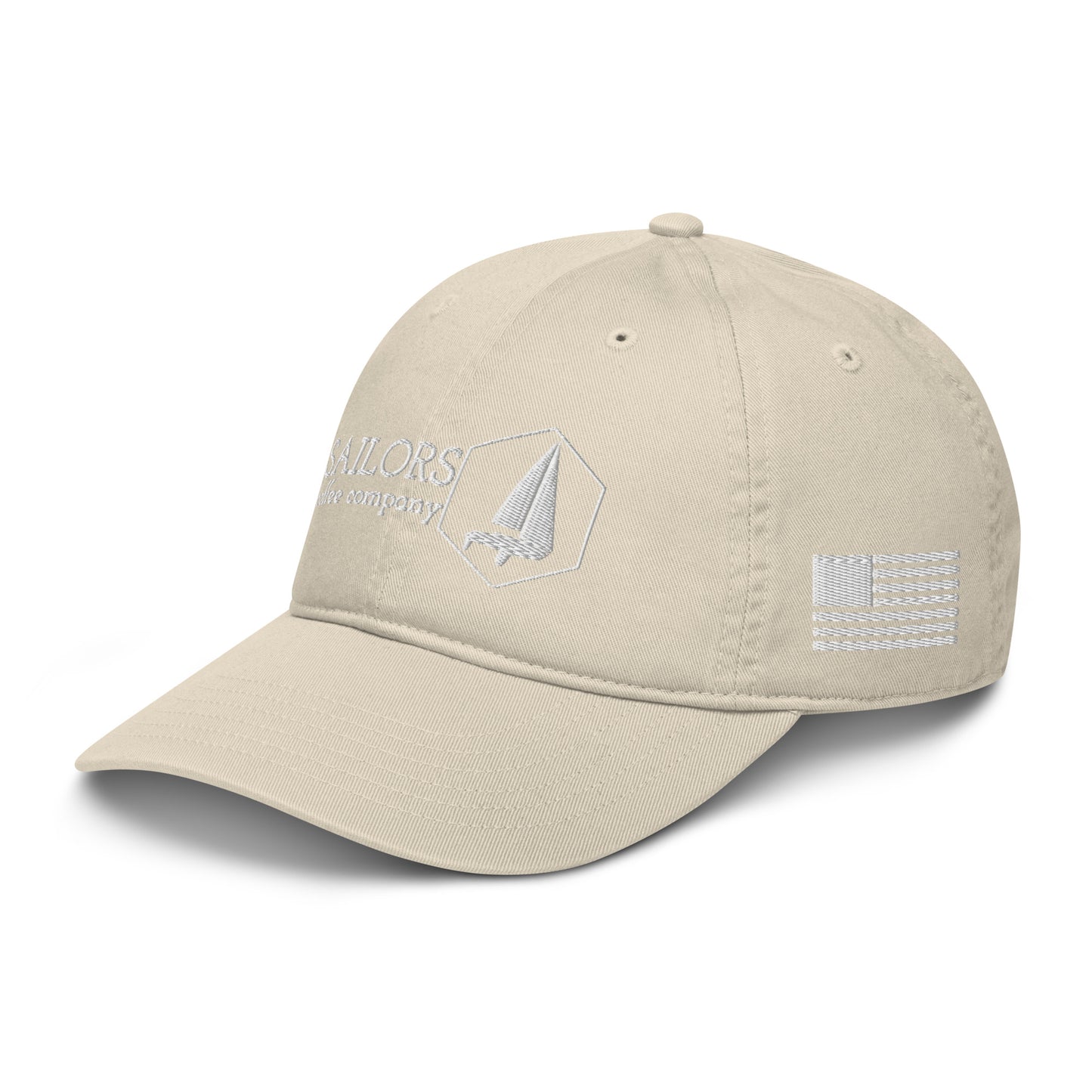 Organic dad hat (US Flag)