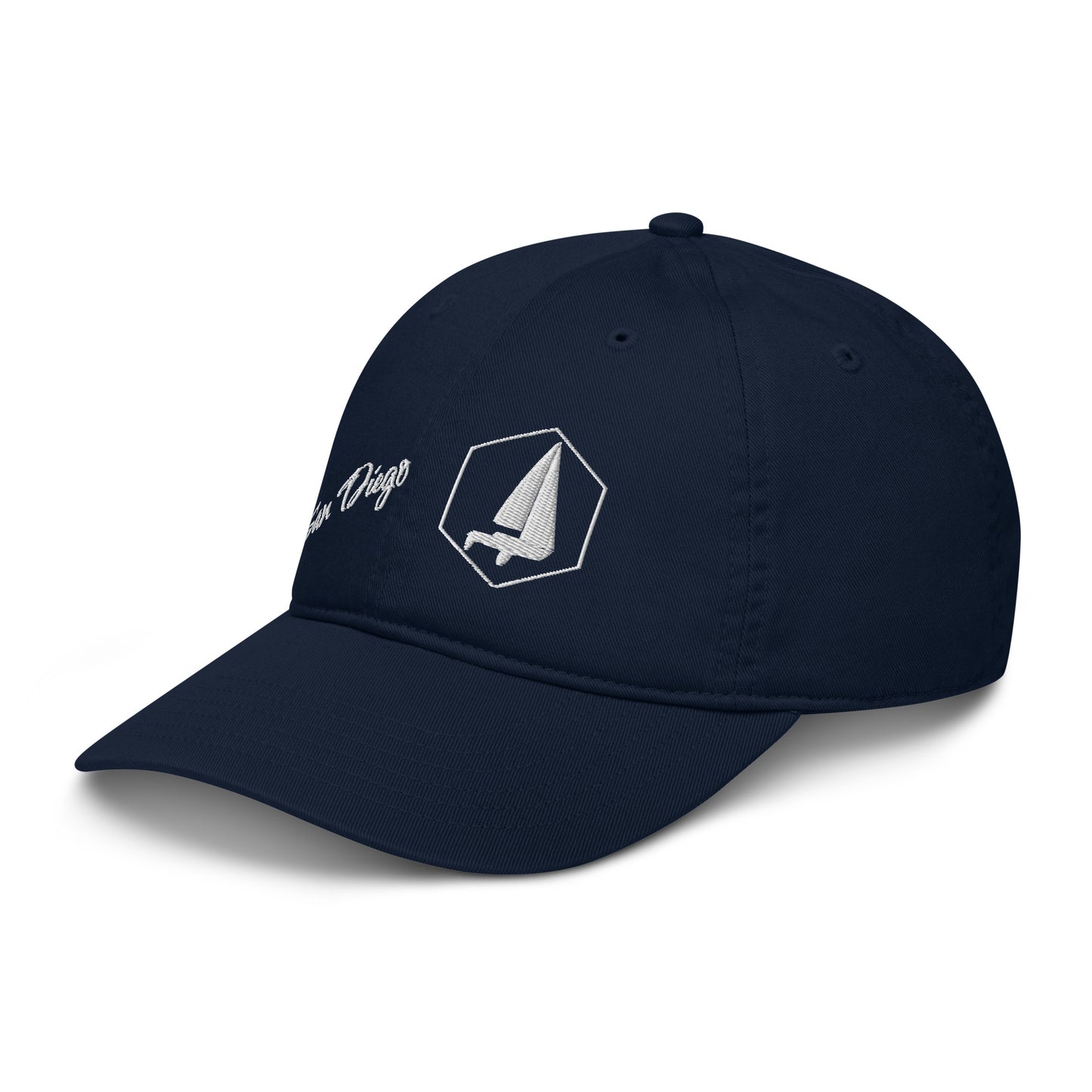 Organic dad hat (Sailors Sailboat San Diego)