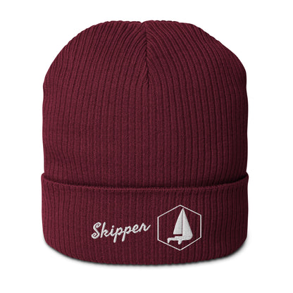 Organic ribbed beanie (Skipper)