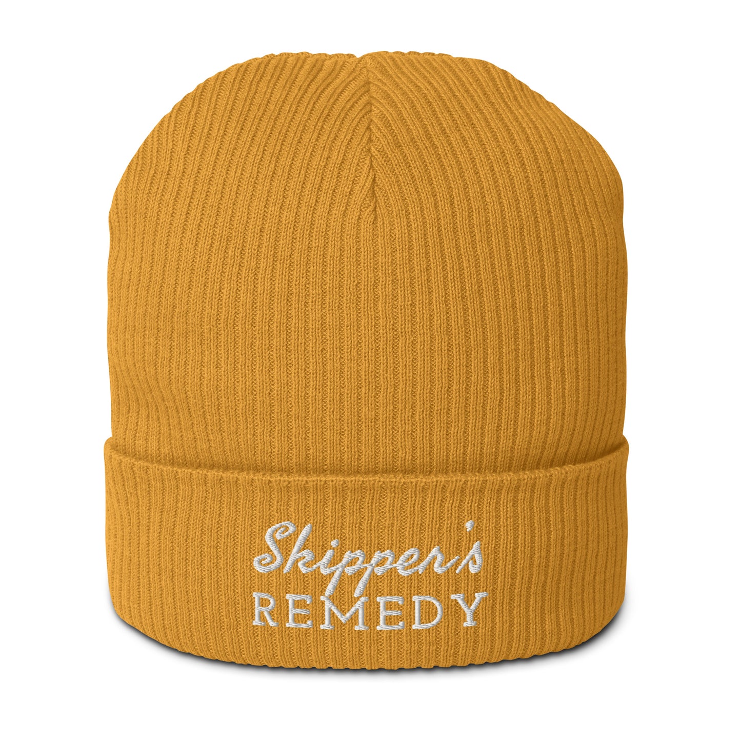 Organic ribbed beanie (Skipper's Remedy)