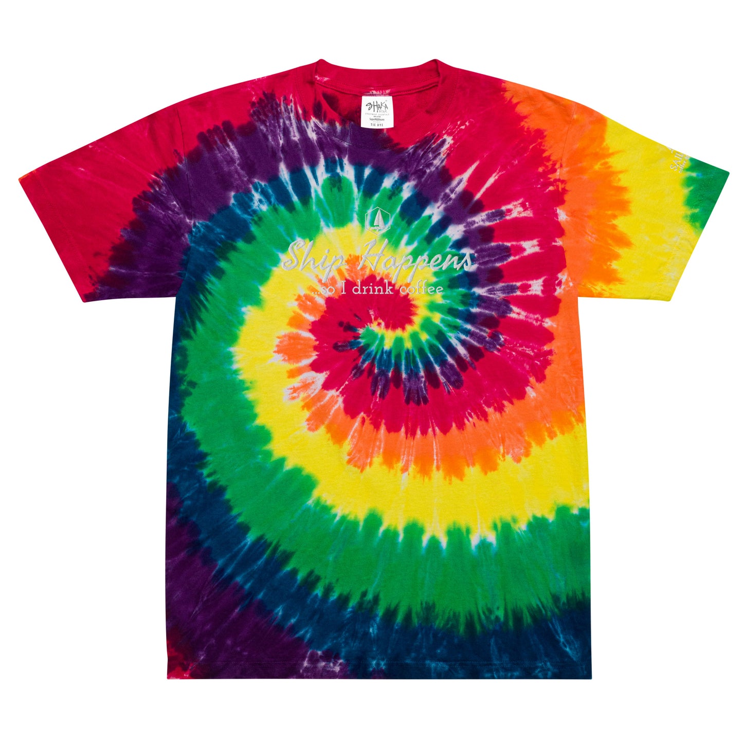 Oversized tie-dye t-shirt (Ship Happens)