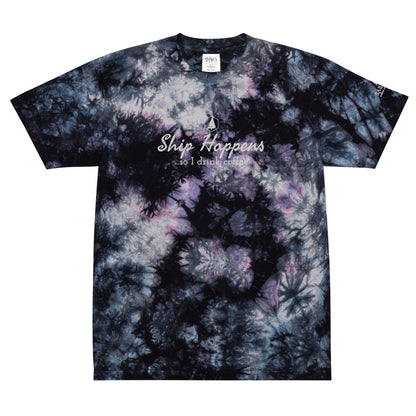 Oversized tie-dye t-shirt (Ship Happens)