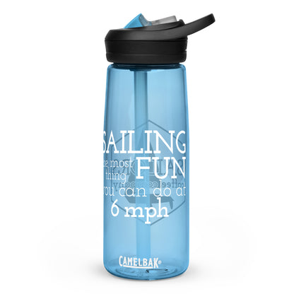 Sports water bottle ( Most fun at 6 mph )