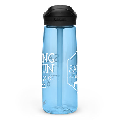 Sports water bottle ( Most fun at 6 mph )