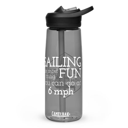 Sports water bottle ( Most fun at 6 mph )