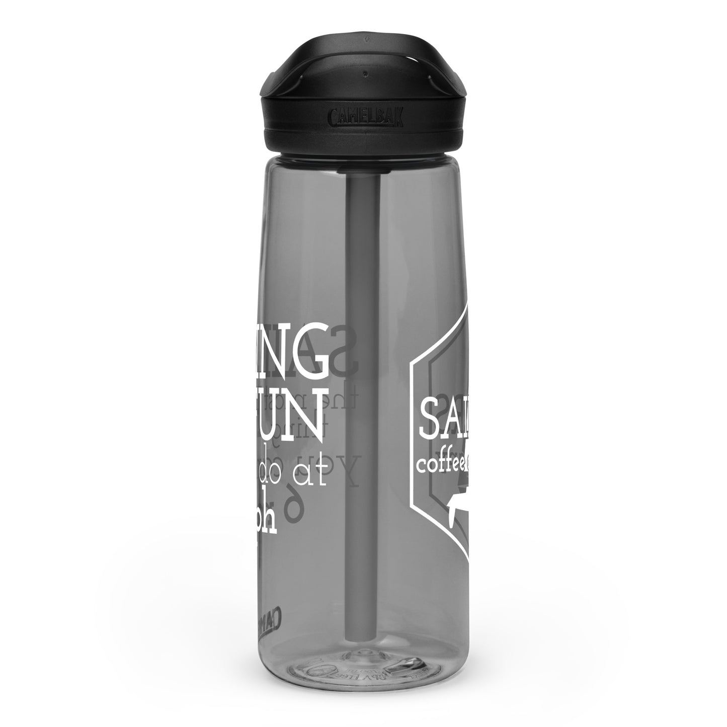 Sports water bottle ( Most fun at 6 mph )