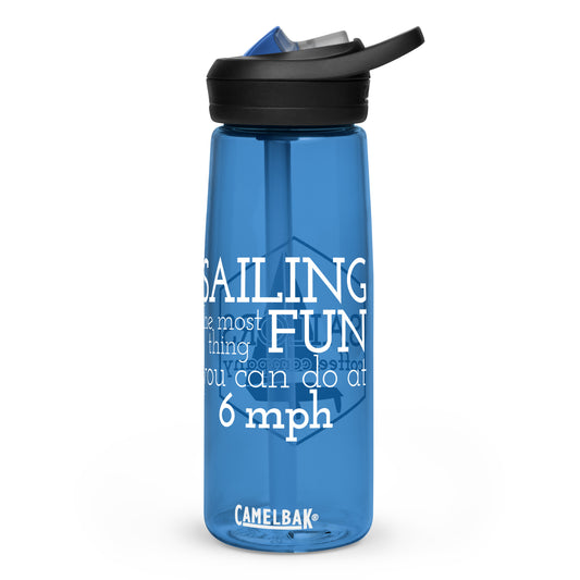 Sports water bottle ( Most fun at 6 mph )