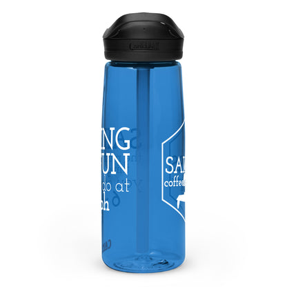 Sports water bottle ( Most fun at 6 mph )