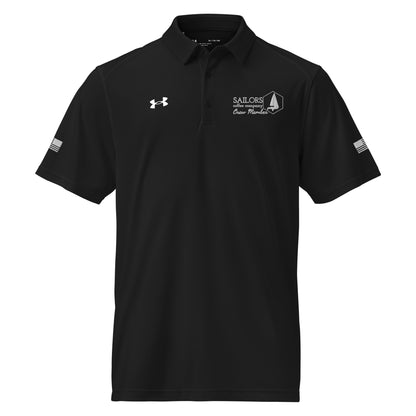 Under Armour® men's polo (Crew Member, US Flag)