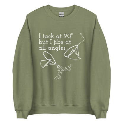 Unisex Sweatshirt (Tack at 90 Jibe at All Angles)