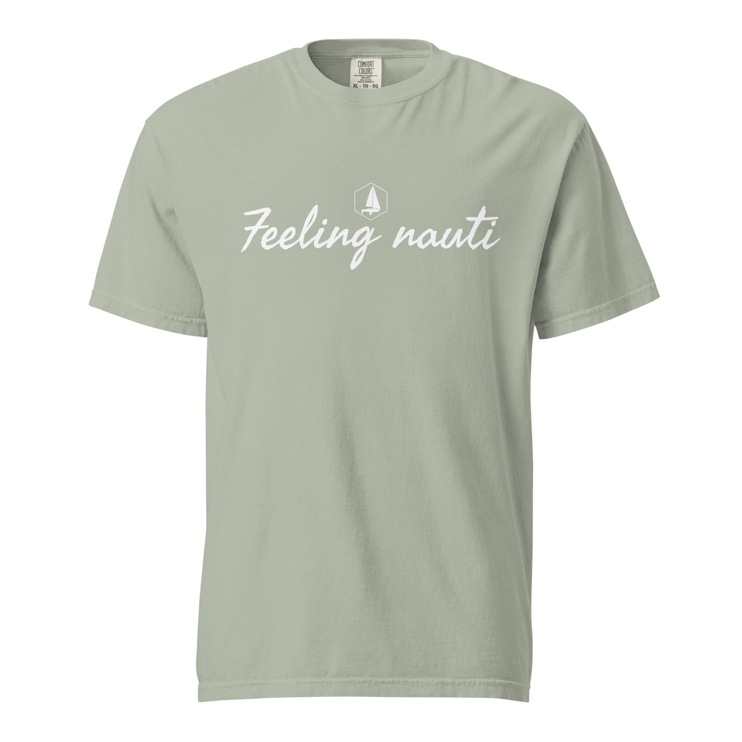 Unisex garment-dyed heavyweight t-shirt (Feeling nauti)