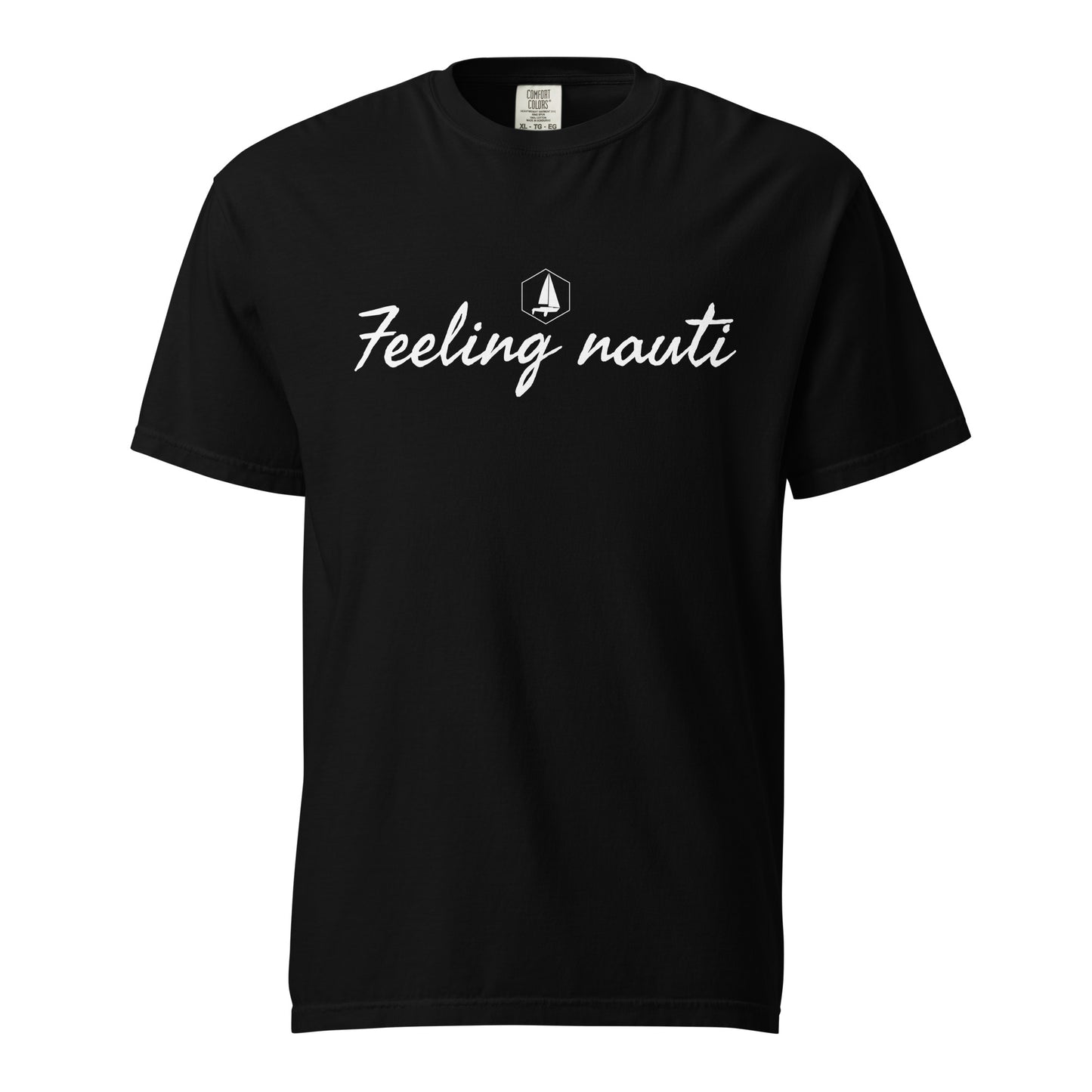 Unisex garment-dyed heavyweight t-shirt (Feeling nauti)