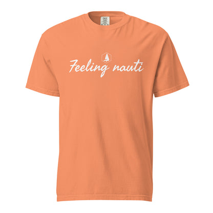 Unisex garment-dyed heavyweight t-shirt (Feeling nauti)