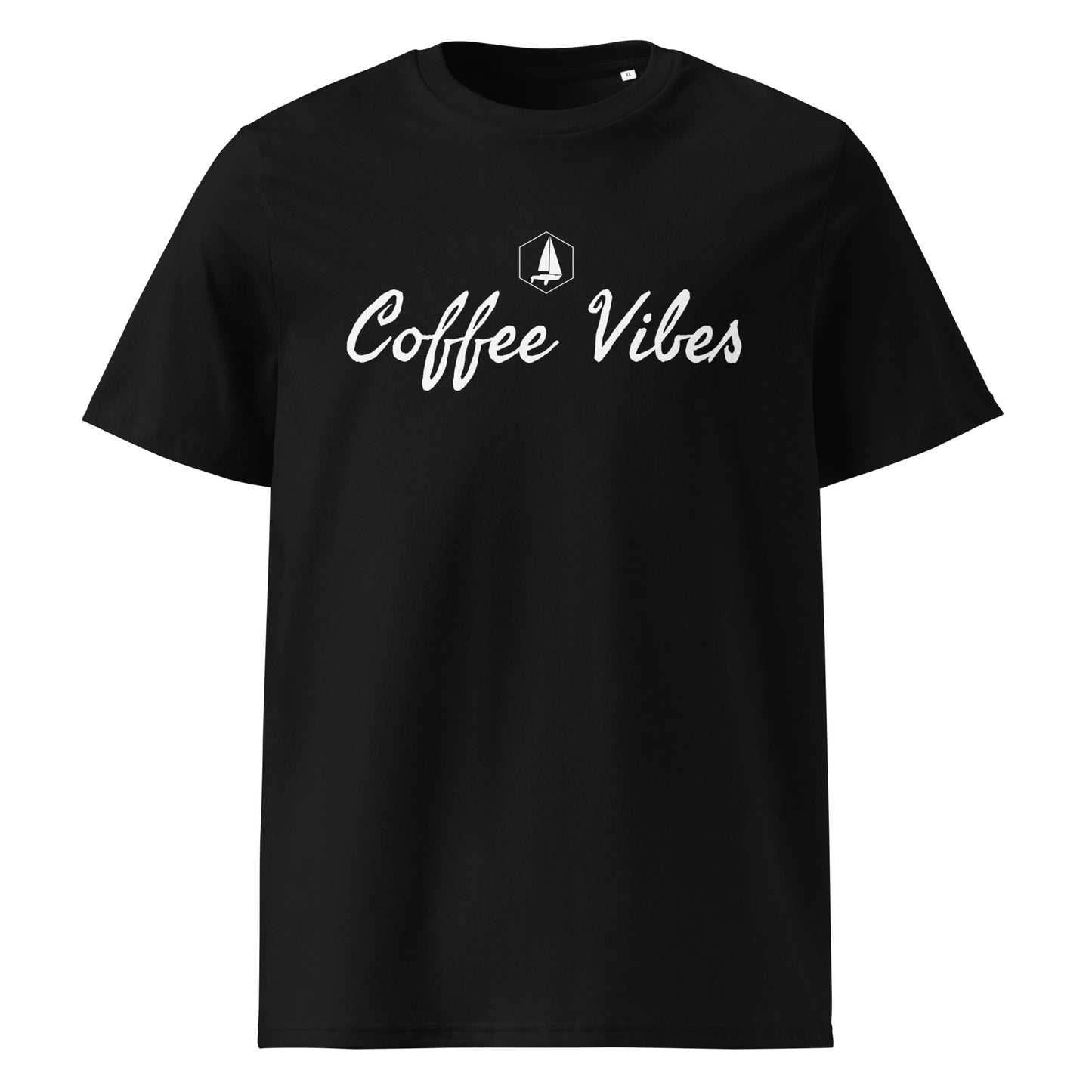 Unisex organic cotton t-shirt (Coffee Vibes)