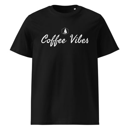 Unisex organic cotton t-shirt (Coffee Vibes)