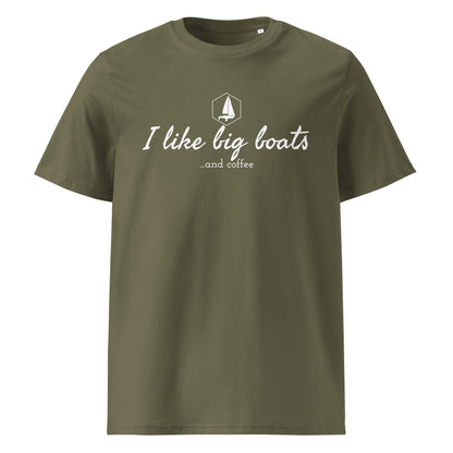 Unisex organic cotton t-shirt (Big Boats)