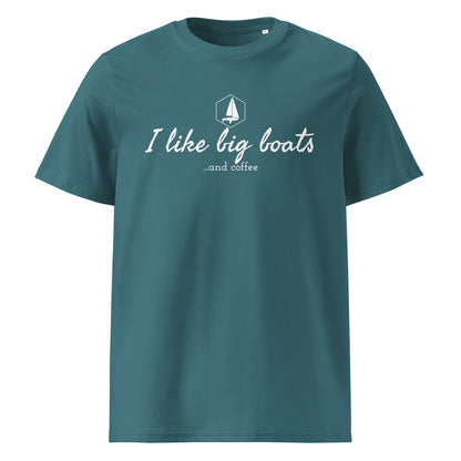 Unisex organic cotton t-shirt (Big Boats)