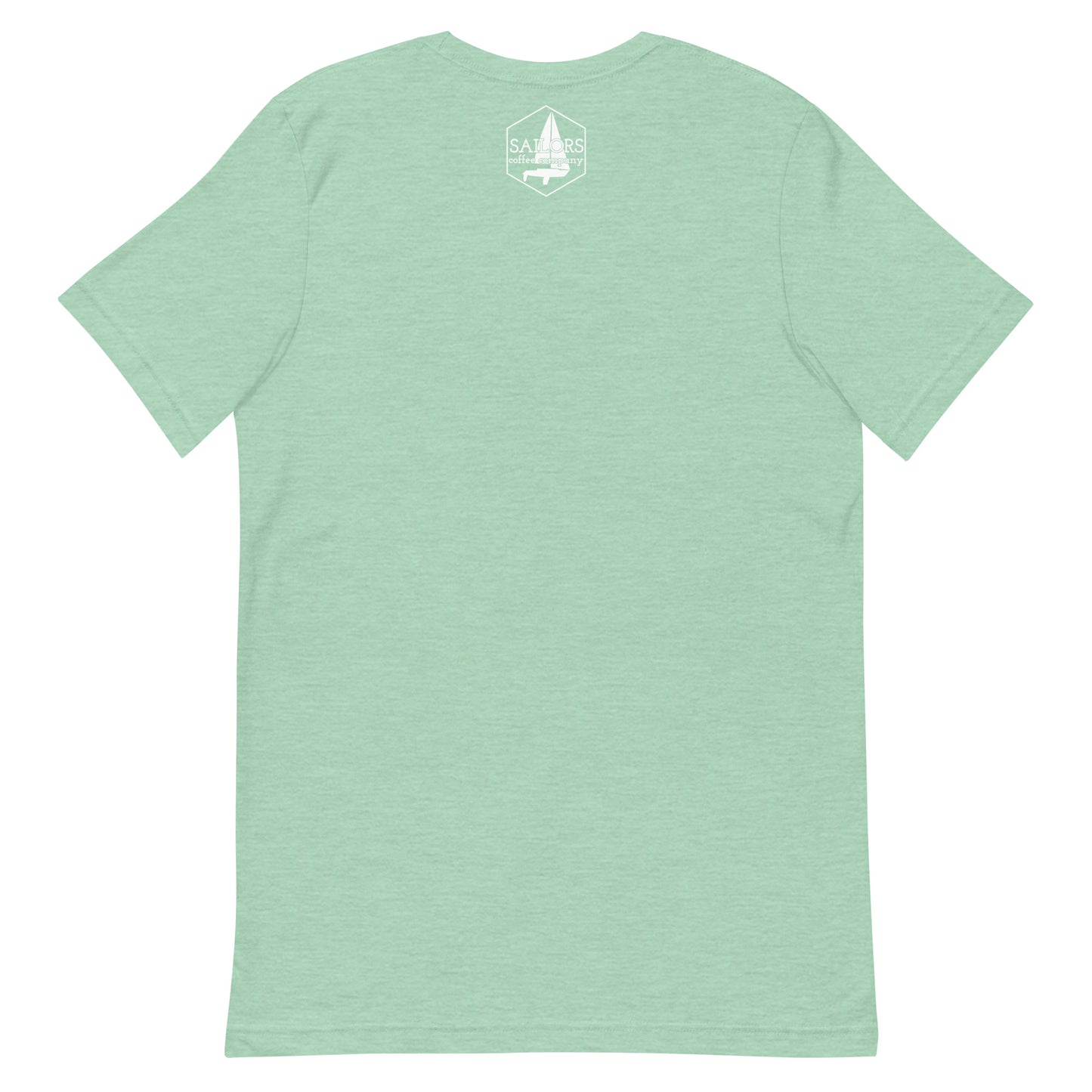 Unisex t-shirt (Coffee Shamrock Sail)