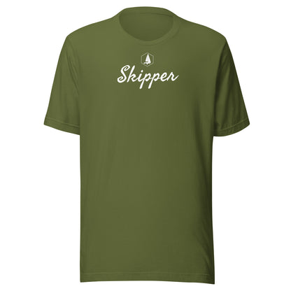 Unisex t-shirt (Sailboat, Skipper)