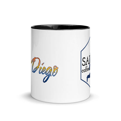 Mug with Color Inside (Sunny San Diego)