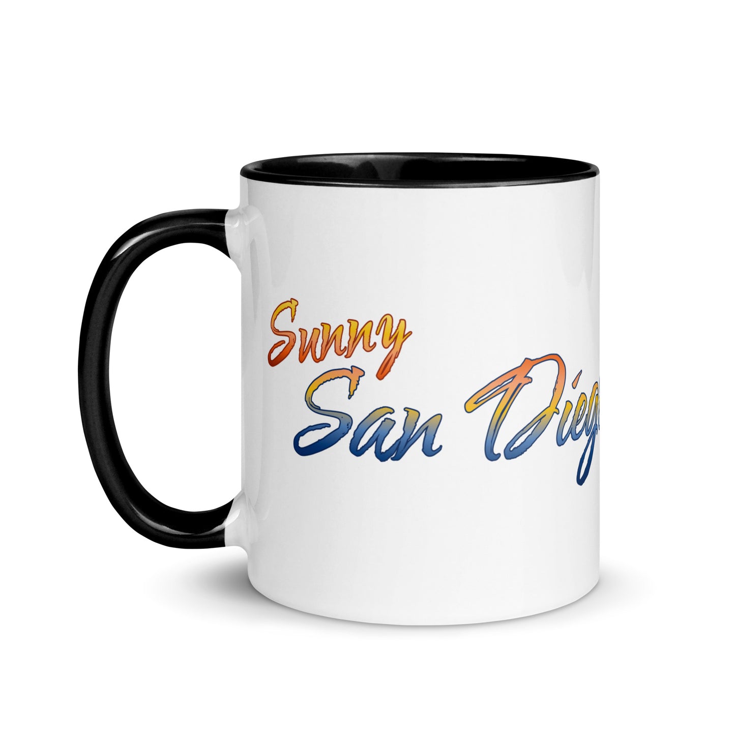 Mug with Color Inside (Sunny San Diego)