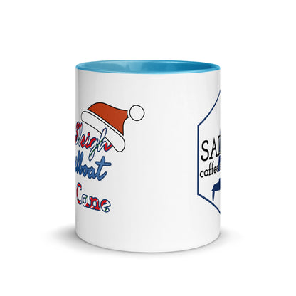 Mug with Color Inside ( Santas Sleigh is a Sailboat )