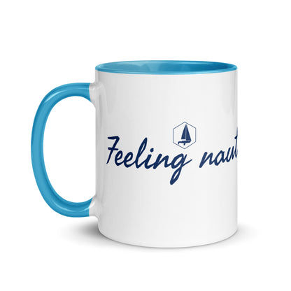 Mug with Color Inside (Feeling nauti)