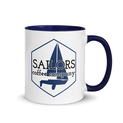 Mug with Color Inside ( Santas Sleigh is a Sailboat )