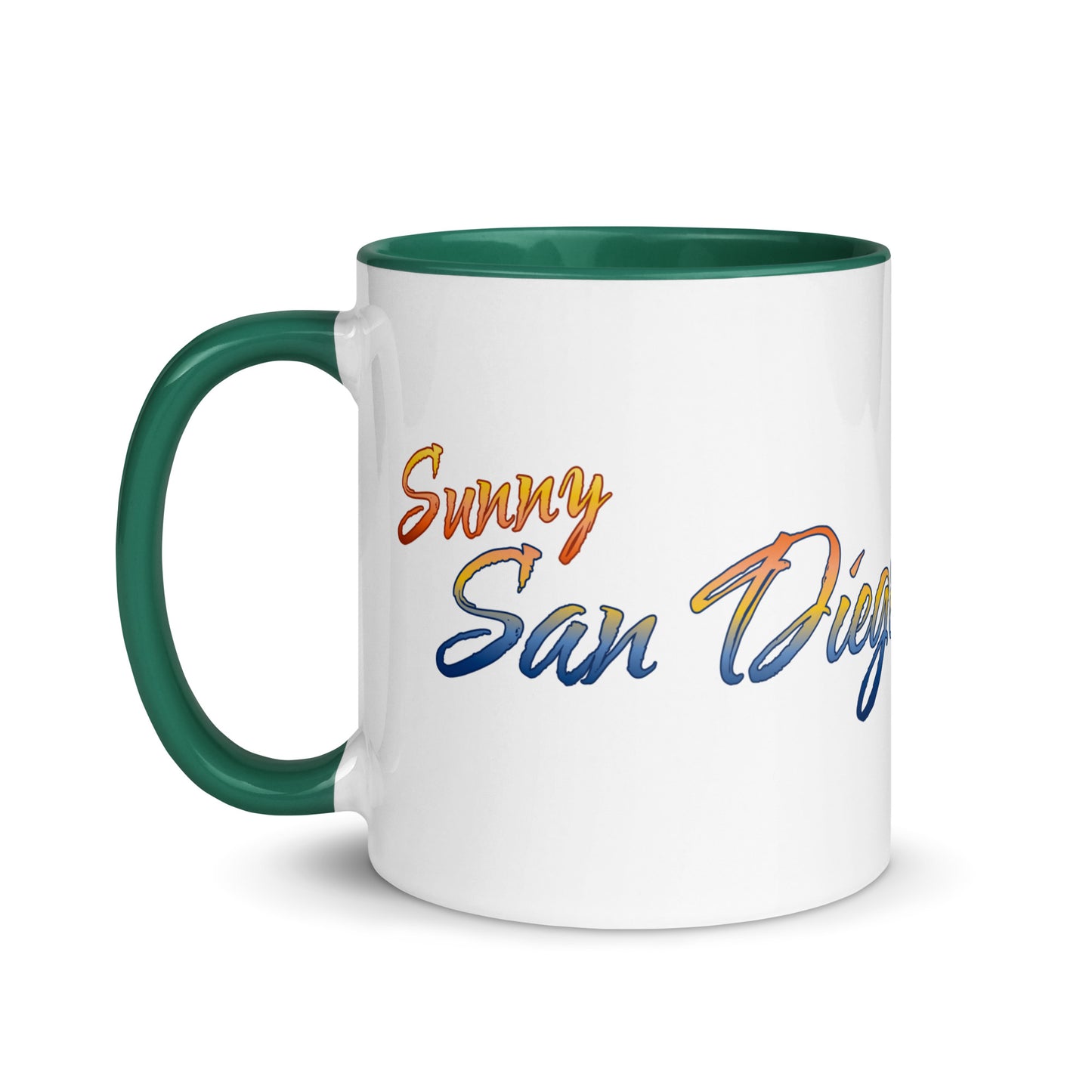 Mug with Color Inside (Sunny San Diego)