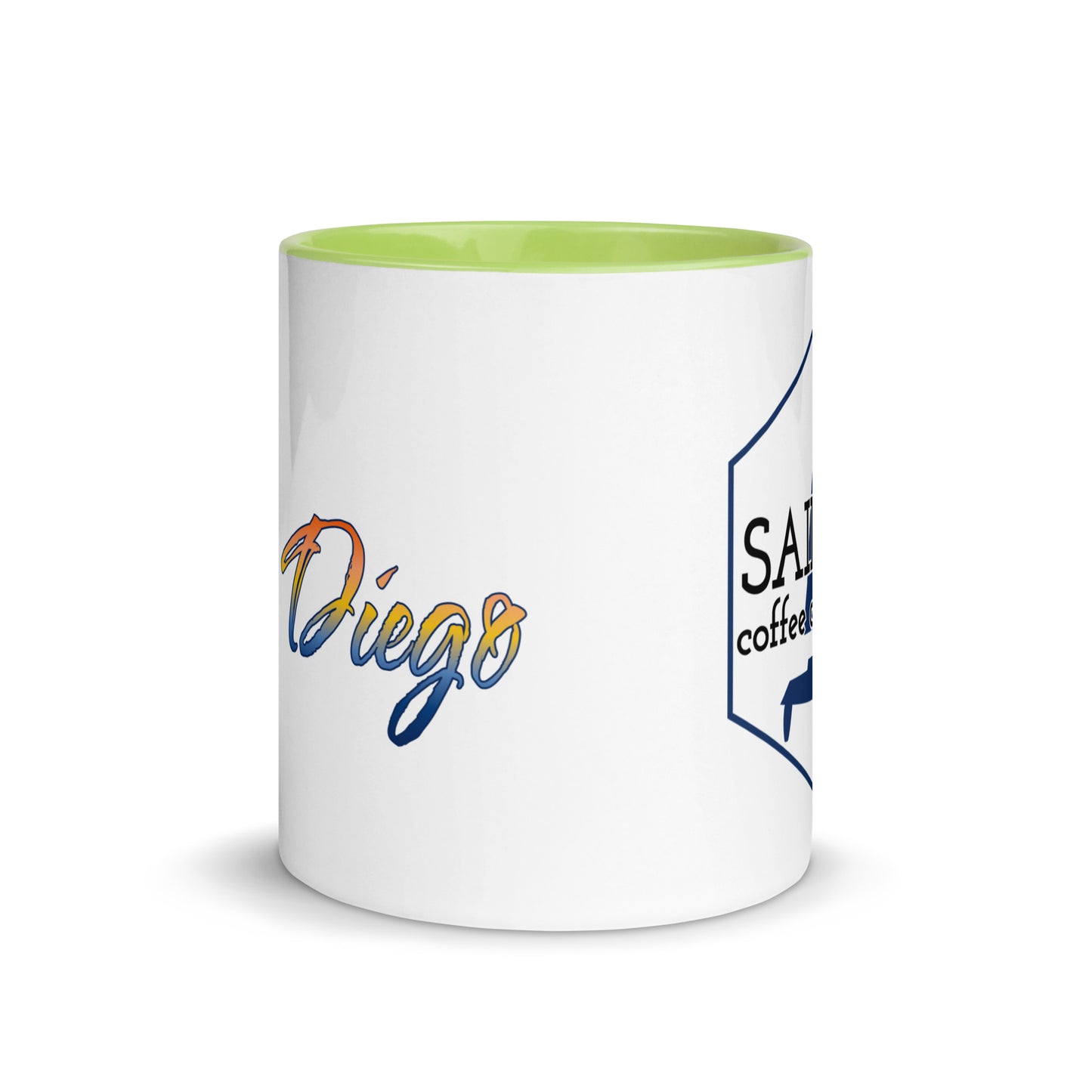 Mug with Color Inside (Sunny San Diego)