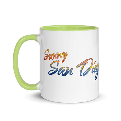 Mug with Color Inside (Sunny San Diego)