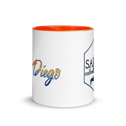 Mug with Color Inside (Sunny San Diego)