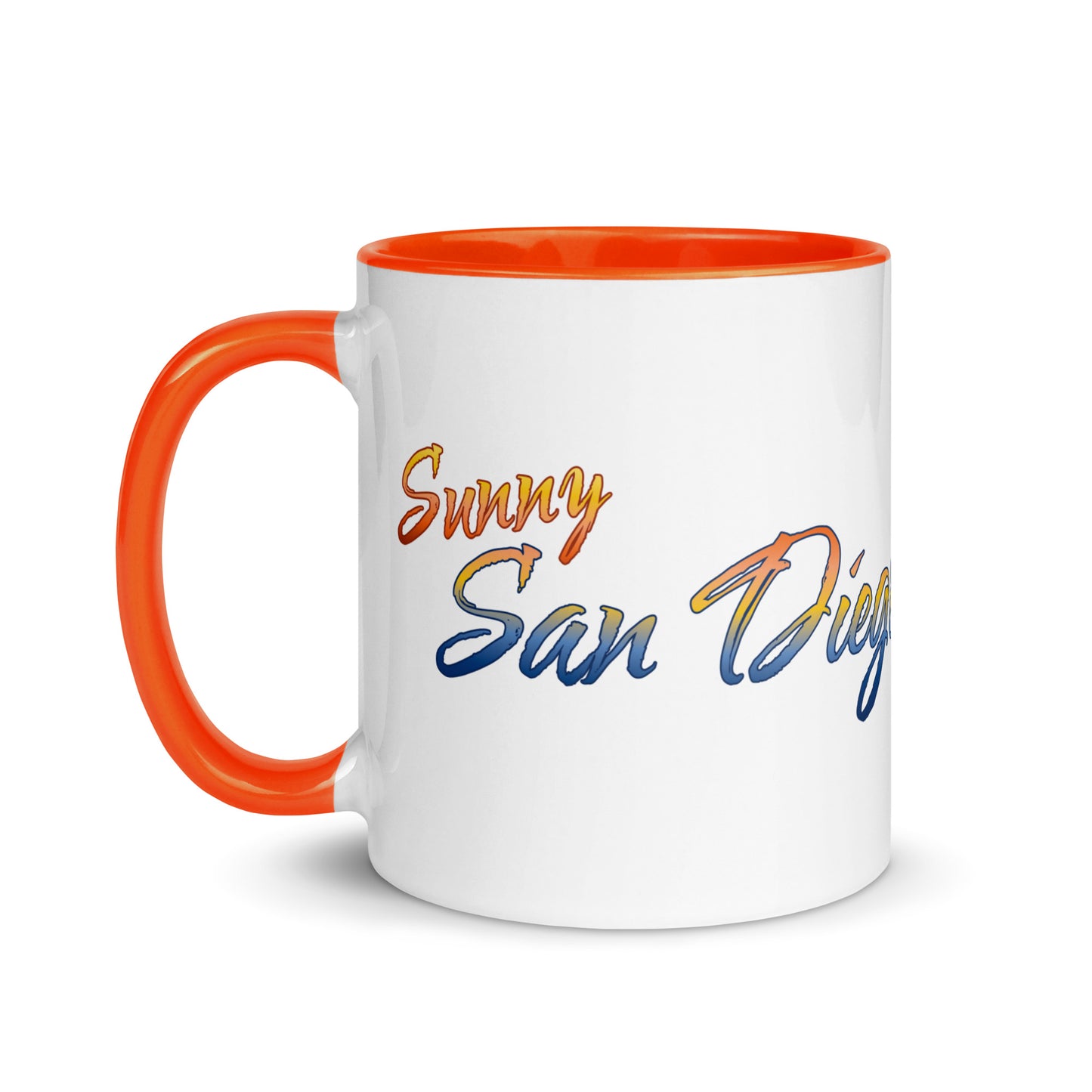 Mug with Color Inside (Sunny San Diego)