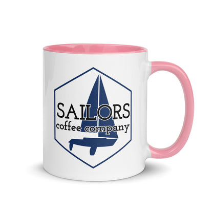 Mug with Color Inside ( Santas Sleigh is a Sailboat )