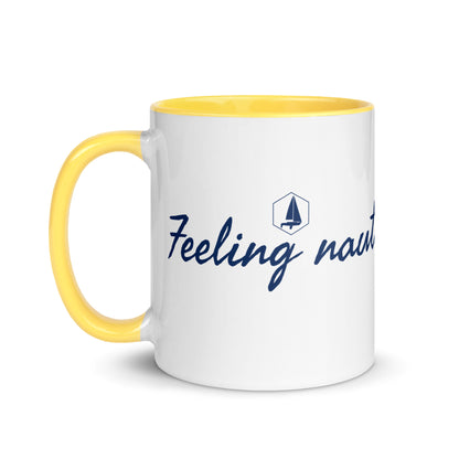 Mug with Color Inside (Feeling nauti)