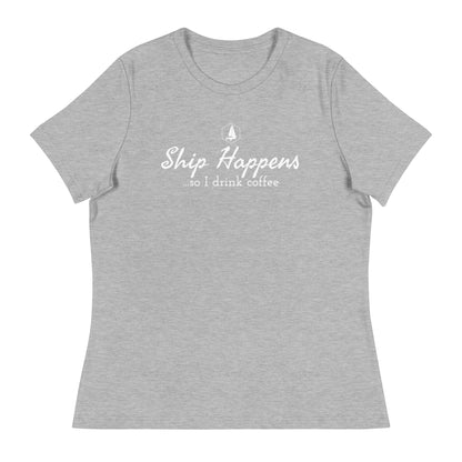 Women's Relaxed T-Shirt (Ship Happens)