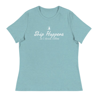 Women's Relaxed T-Shirt (Ship Happens)